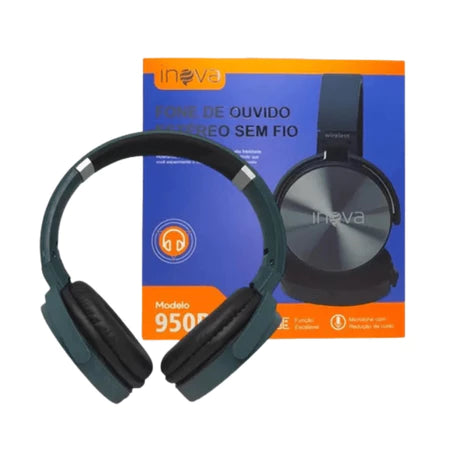 Fone de Ouvido Sem Fio | Bluetooth 950BT | Inova | Wireless