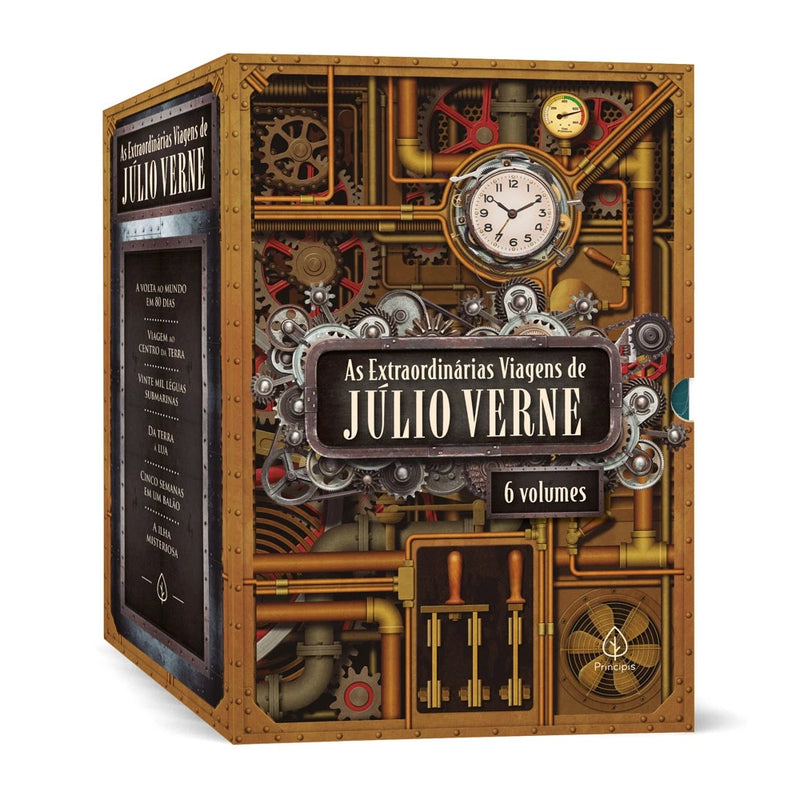 As extraordinárias viagens de Júlio Verne - Box com 6 livros