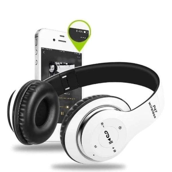 Fone P47 | Headphone Sem Fio Estéreo | Redução de Ruído | Bluetooth 5.0 | Universal