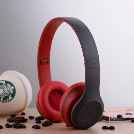 Fone P47 | Headphone Sem Fio Estéreo | Redução de Ruído | Bluetooth 5.0 | Universal