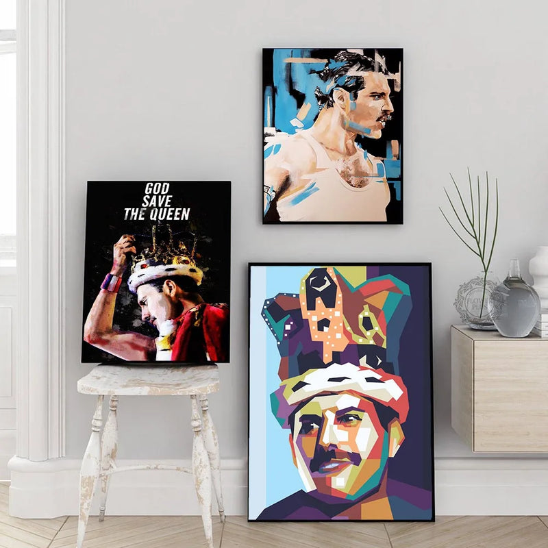 Pôster de Arte Freddie Mercury