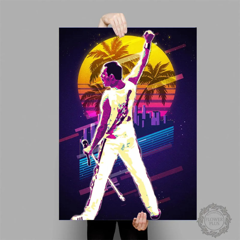 Pôster de Arte Freddie Mercury