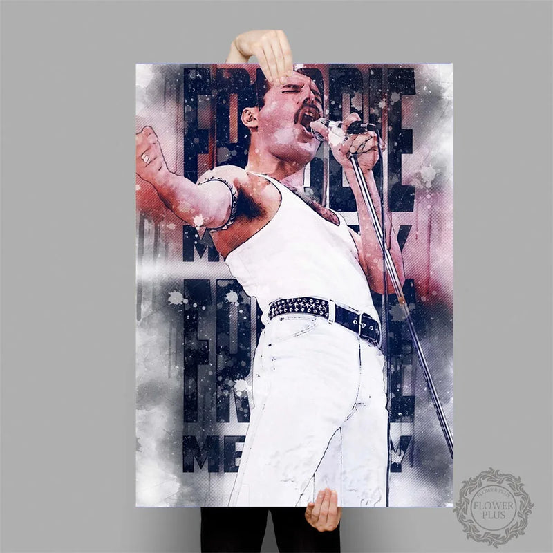 Pôster de Arte Freddie Mercury