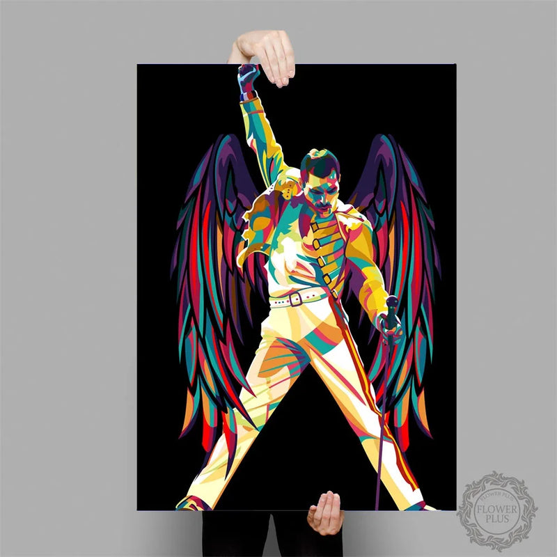 Pôster de Arte Freddie Mercury