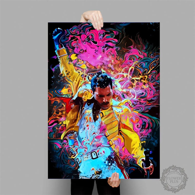 Pôster de Arte Freddie Mercury