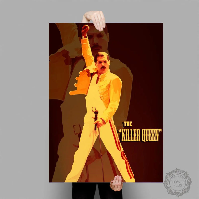 Pôster de Arte Freddie Mercury