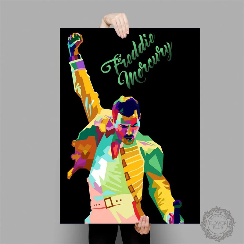 Pôster de Arte Freddie Mercury