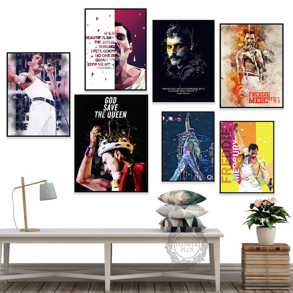 Pôster de Arte Freddie Mercury