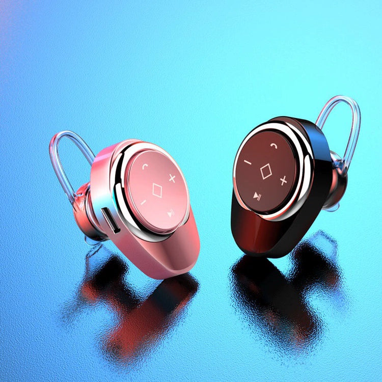 Fone de Ouvido Bluetooth Nuo Bi Xing T-5, Compacto, Montado na Orelha, Sem Fio