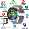 Watch 4 Pro: Smartwatch com GPS/ NFC e chamadas Bluetooth