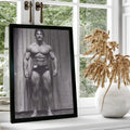 Quadro Mike Mentzer/ Tela para Parede/ Arte Decorativa para Sala de Estar Moderna