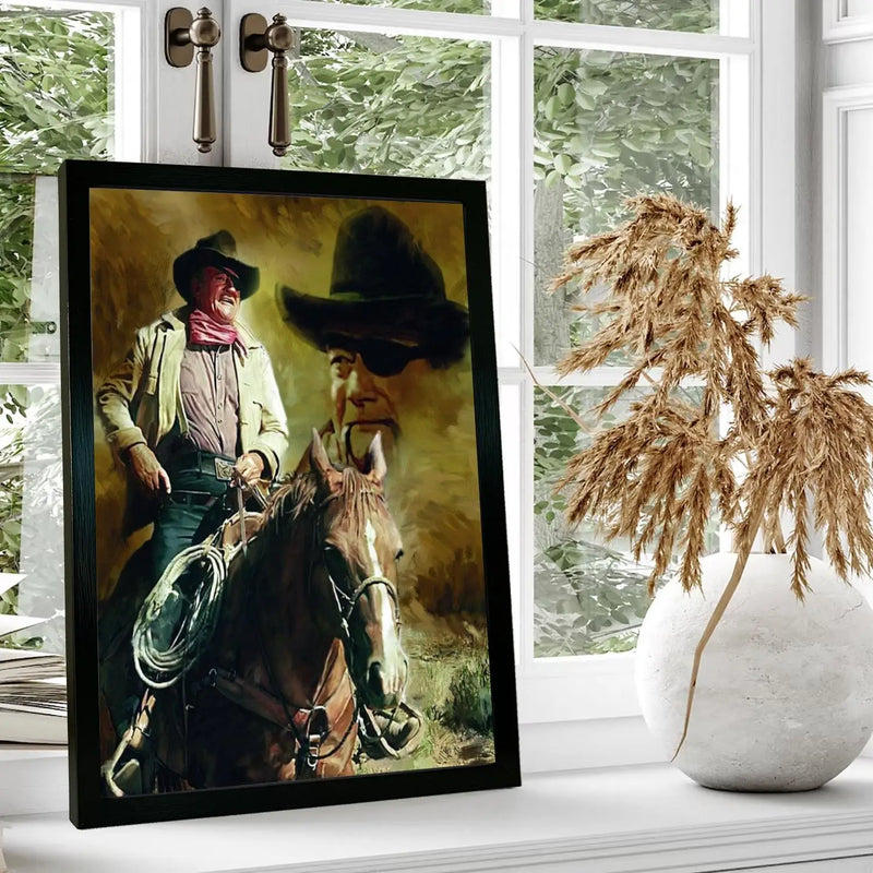 Quadro John Wayne: Arte para Decoração de Sala
