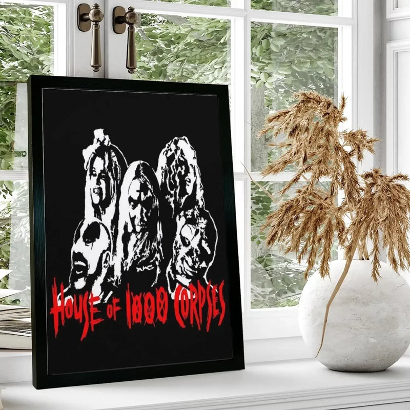 Quadro "House of 1000 Corpses"/ Arte para Decoração Moderna.