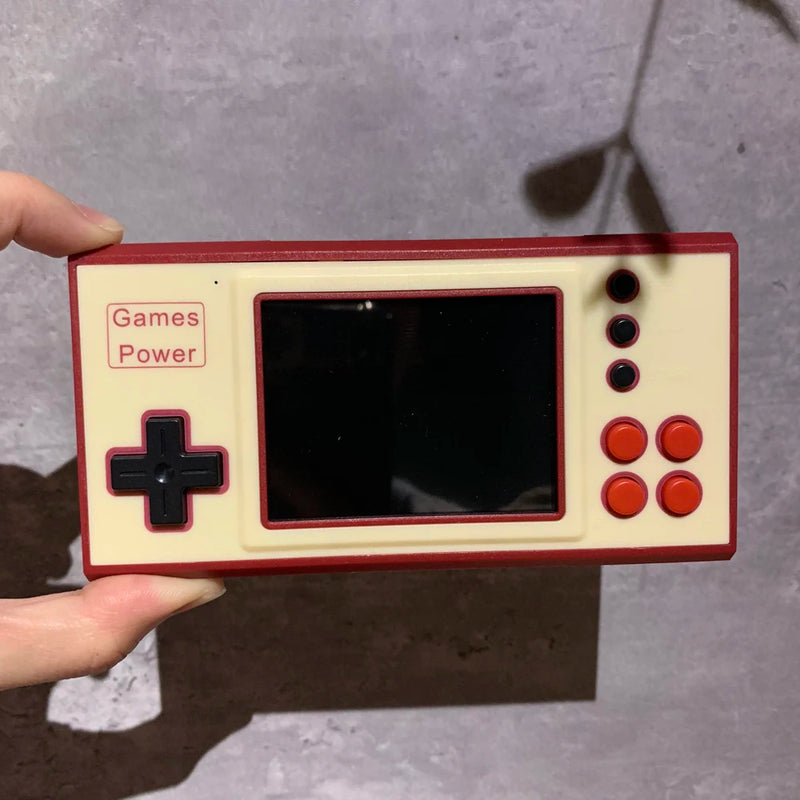 Mini Console de Videogame Portátil Retro com 500 Jogos, para TV, Dois Jogadores, Tela IPS HD de 3