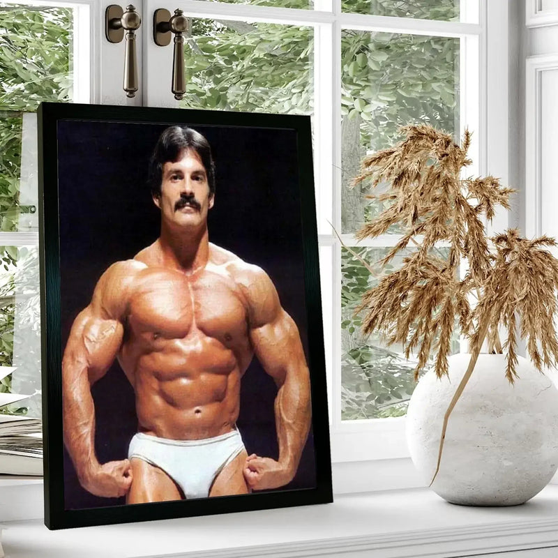 Quadro Mike Mentzer/ Tela para Parede/ Arte Decorativa para Sala de Estar Moderna