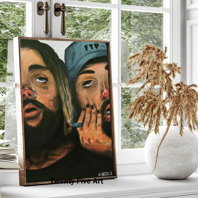 Quadro Suicide Boys/ Arte para Decoração Moderna