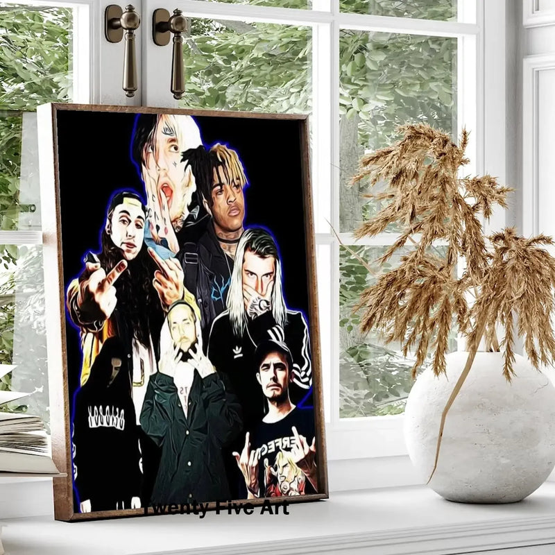 Quadro Suicide Boys/ Arte para Decoração Moderna