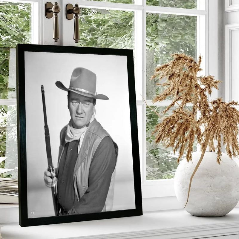 Quadro John Wayne: Arte para Decoração de Sala