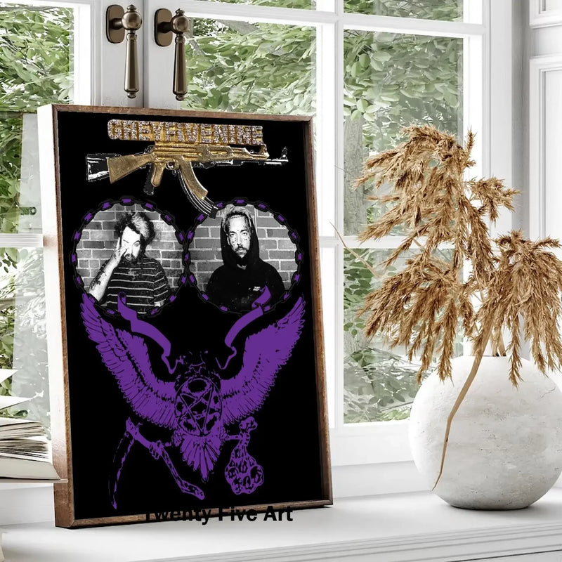 Quadro Suicide Boys/ Arte para Decoração Moderna