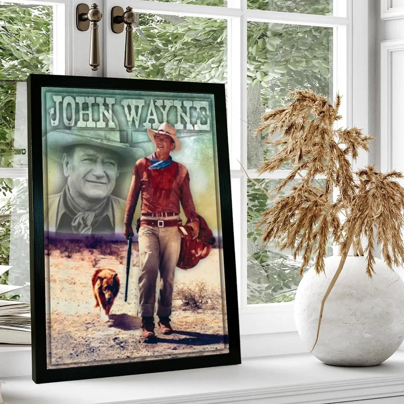Quadro John Wayne: Arte para Decoração de Sala