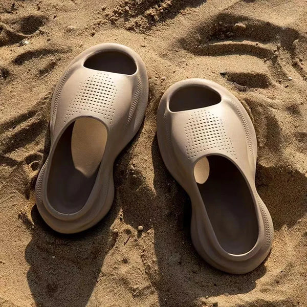 Chinelos de Praia Verão para Homens e Mulheres, Sneakers Casal, Antiderrapante, Slides Externos, Chinelo de Mar, Solado Macio, Sapatos Nuvem