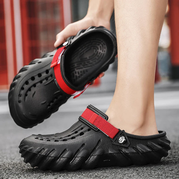 A14 Sandálias Masculinas Tipo Clogs para o Verão