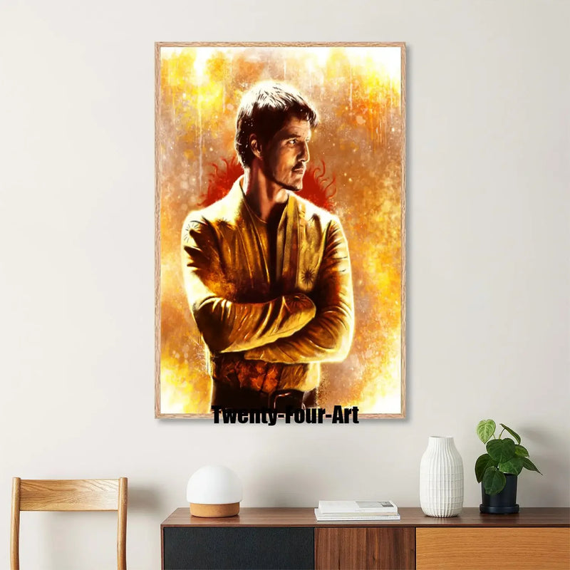 Quadro em Lona Oberyn Martell/ Arte de Parede/ Decoração Moderno