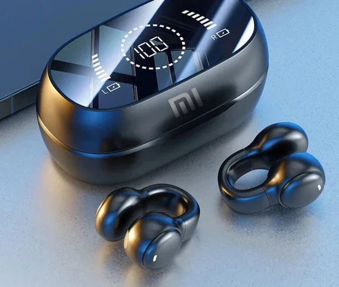 Fones Bluetooth, Redução de Ruído, Condução Óssea, com Microfone