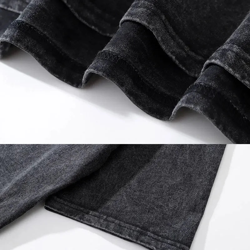 Camisa Grunge Goth para Homens Estética Solta Unissex
