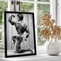 Quadro Mike Mentzer/ Tela para Parede/ Arte Decorativa para Sala de Estar Moderna