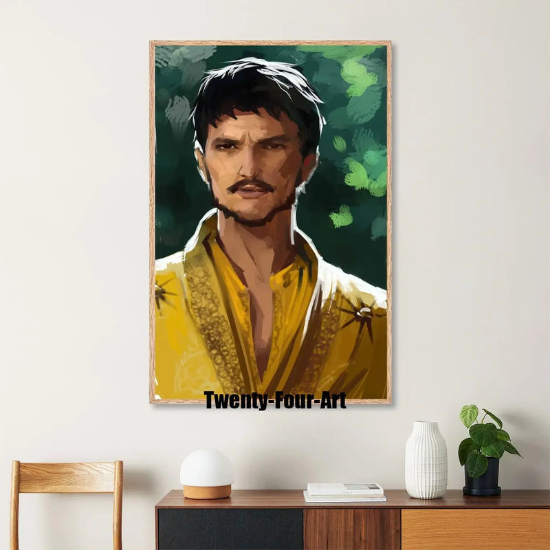 Quadro em Lona Oberyn Martell/ Arte de Parede/ Decoração Moderno