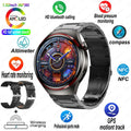 Watch 4 Pro: Smartwatch com GPS/ NFC e chamadas Bluetooth