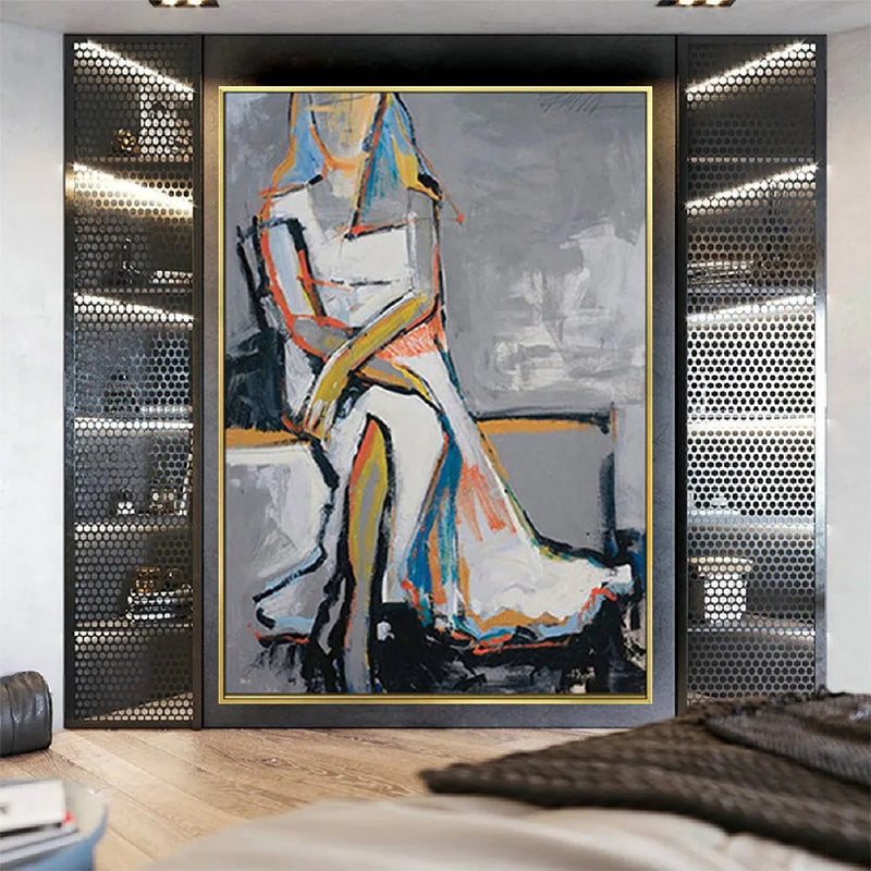Pinturas a Óleo Feitas à Mão de Obras Famosas de Picasso