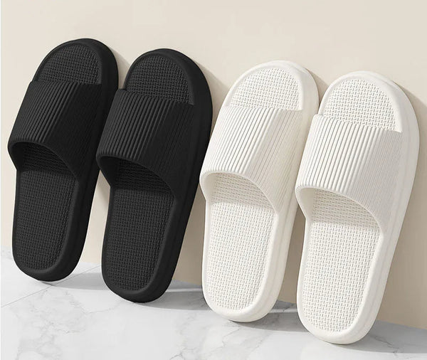 Chinelos Femininos, Plataforma Grossa, Solado Antiderrapante, Ideais para o Verão e Uso Interno