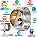Watch 4 Pro: Smartwatch com GPS/ NFC e chamadas Bluetooth