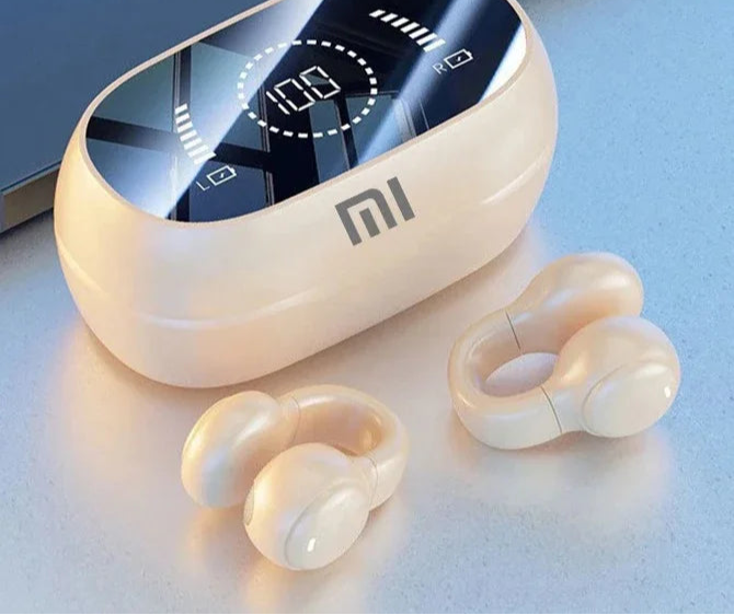 Fones Bluetooth, Redução de Ruído, Condução Óssea, com Microfone