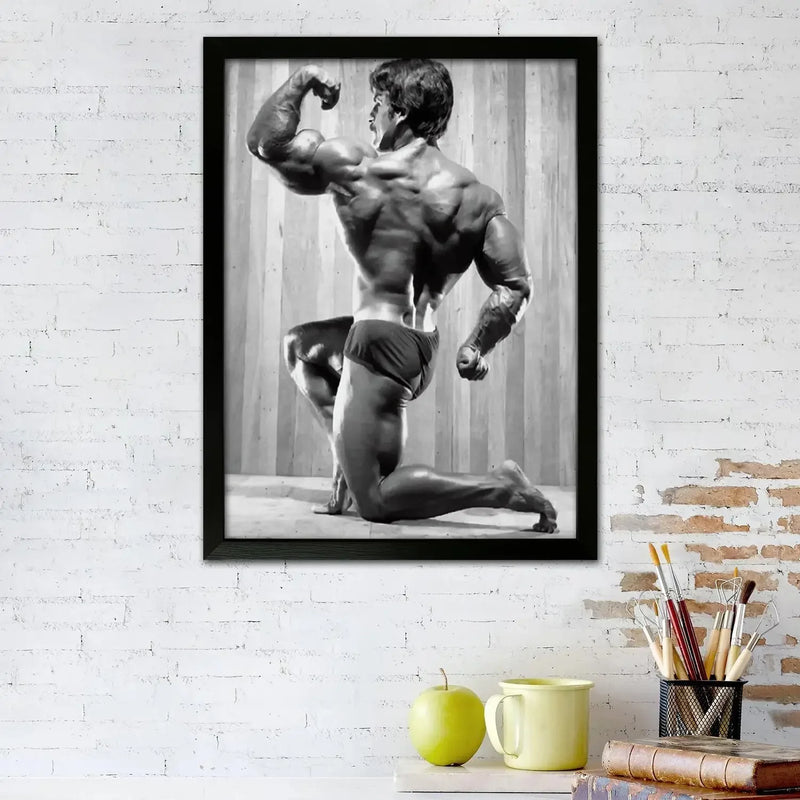 Quadro Mike Mentzer/ Tela para Parede/ Arte Decorativa para Sala de Estar Moderna