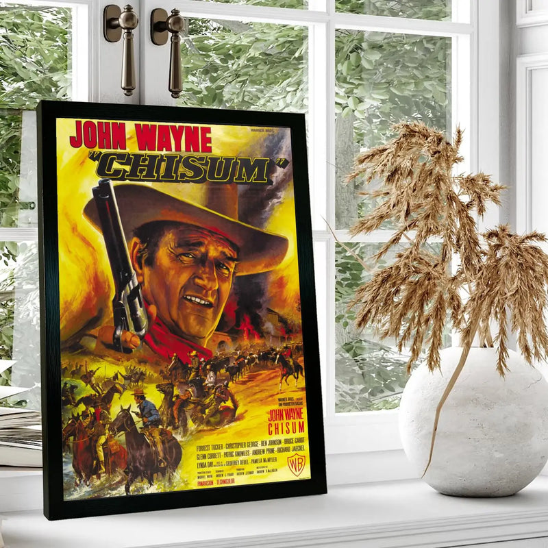 Quadro John Wayne: Arte para Decoração de Sala