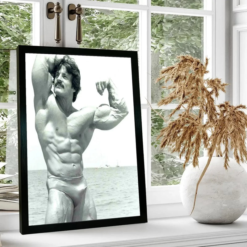 Quadro Mike Mentzer/ Tela para Parede/ Arte Decorativa para Sala de Estar Moderna