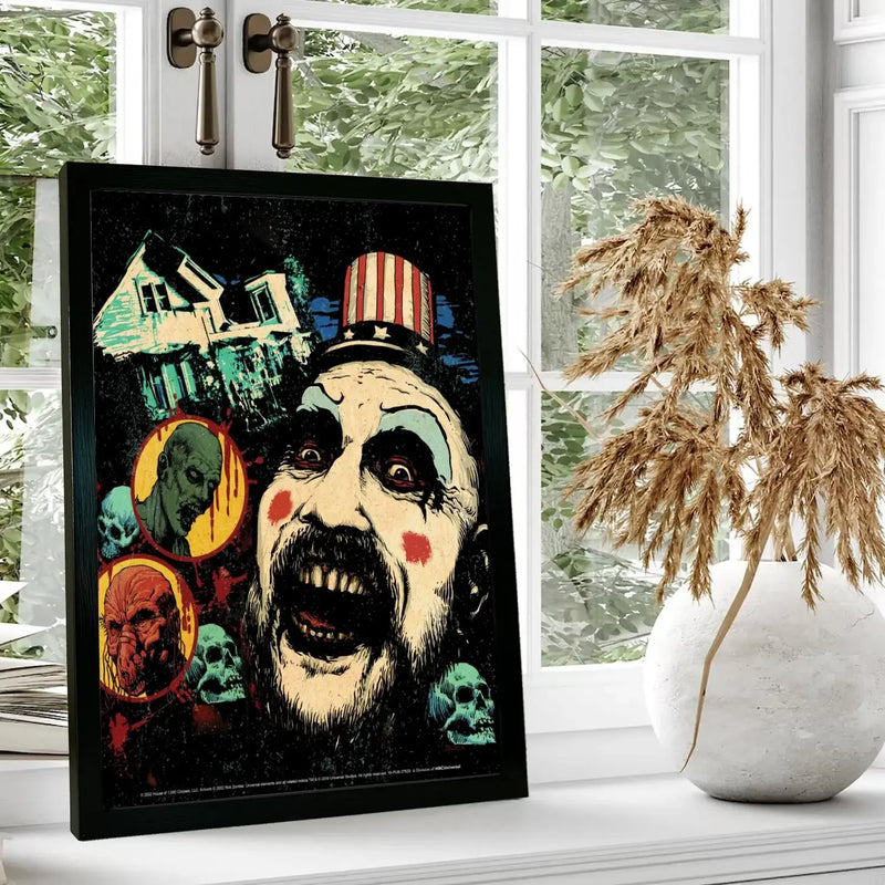 Quadro "House of 1000 Corpses"/ Arte para Decoração Moderna.