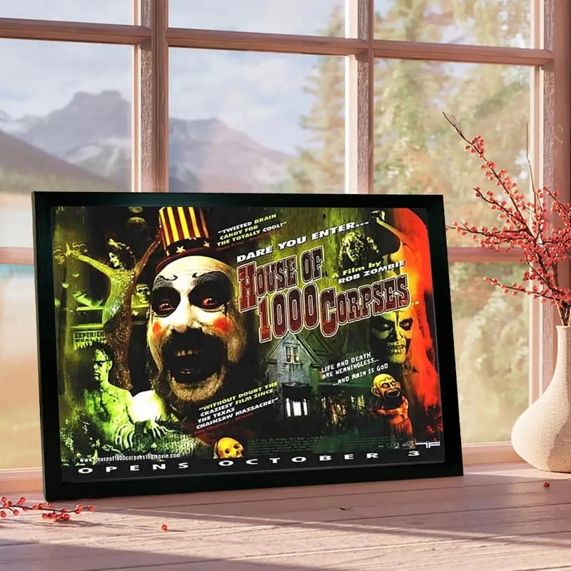 Quadro "House of 1000 Corpses"/ Arte para Decoração Moderna.