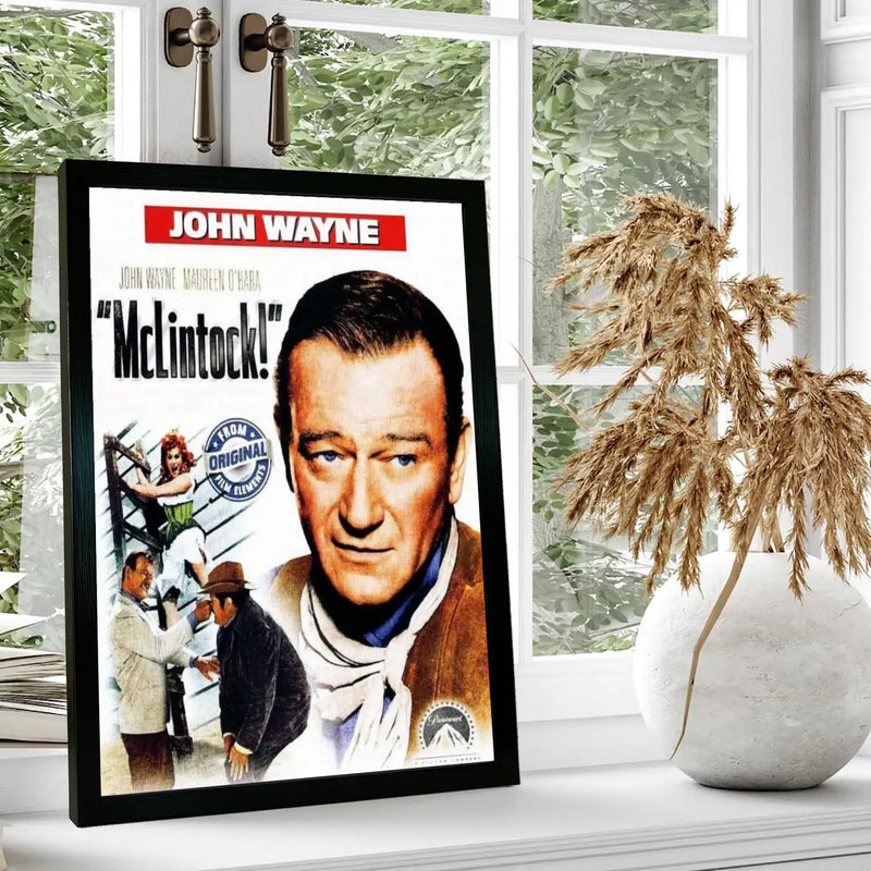 Quadro John Wayne: Arte para Decoração de Sala