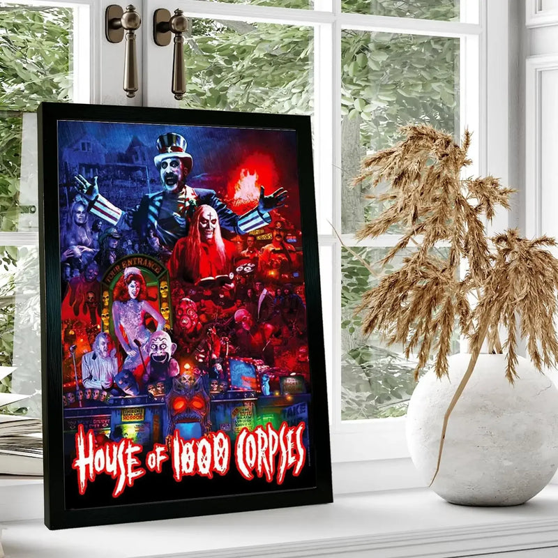Quadro "House of 1000 Corpses"/ Arte para Decoração Moderna.