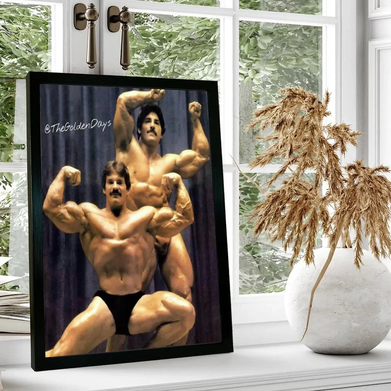 Quadro Mike Mentzer/ Tela para Parede/ Arte Decorativa para Sala de Estar Moderna