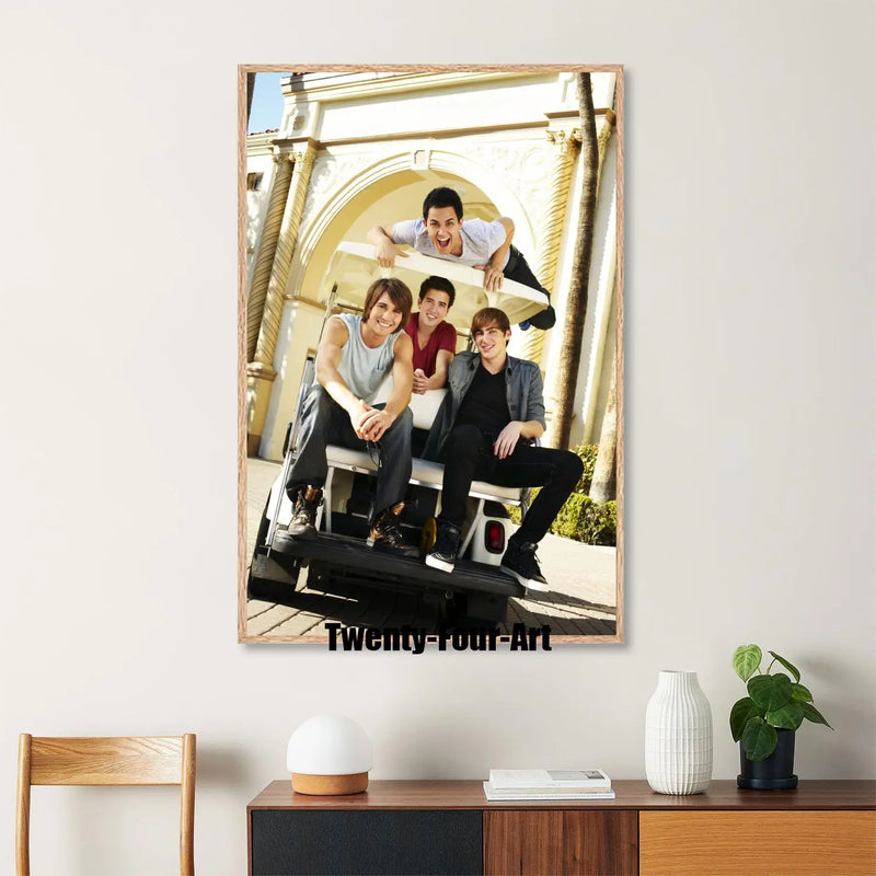 Quadro em Lona Big Time Rush, Decoração Moderna para Quarto