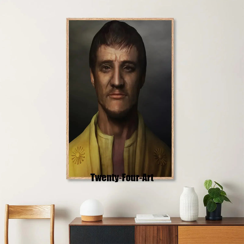 Quadro em Lona Oberyn Martell/ Arte de Parede/ Decoração Moderno