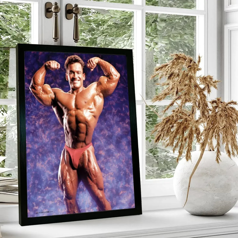 Quadro Mike Mentzer/ Tela para Parede/ Arte Decorativa para Sala de Estar Moderna