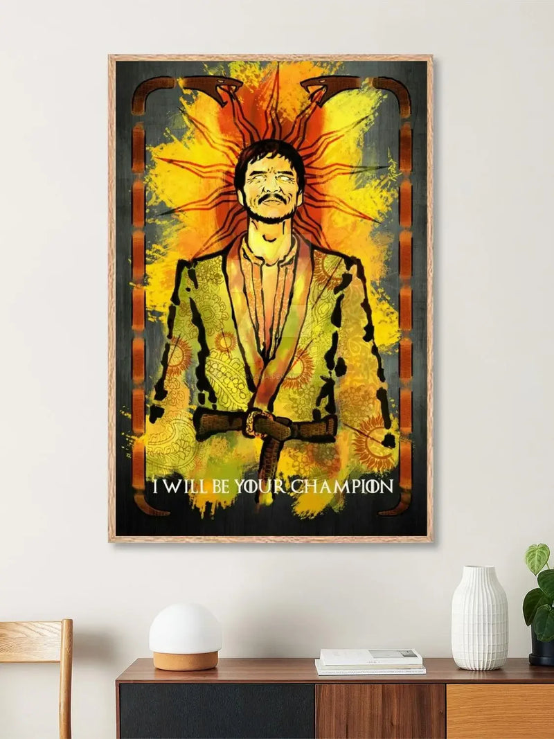Quadro em Lona Oberyn Martell/ Arte de Parede/ Decoração Moderno