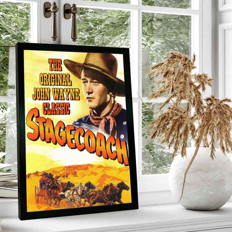 Quadro John Wayne: Arte para Decoração de Sala