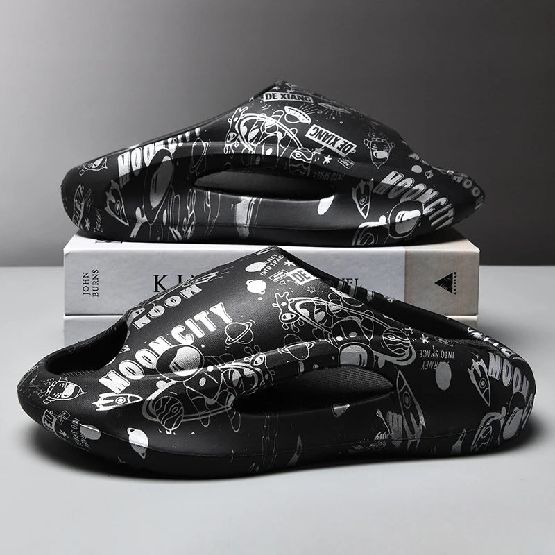 Chinelos Sneaker para Casa, Plataforma, Verão, Casual